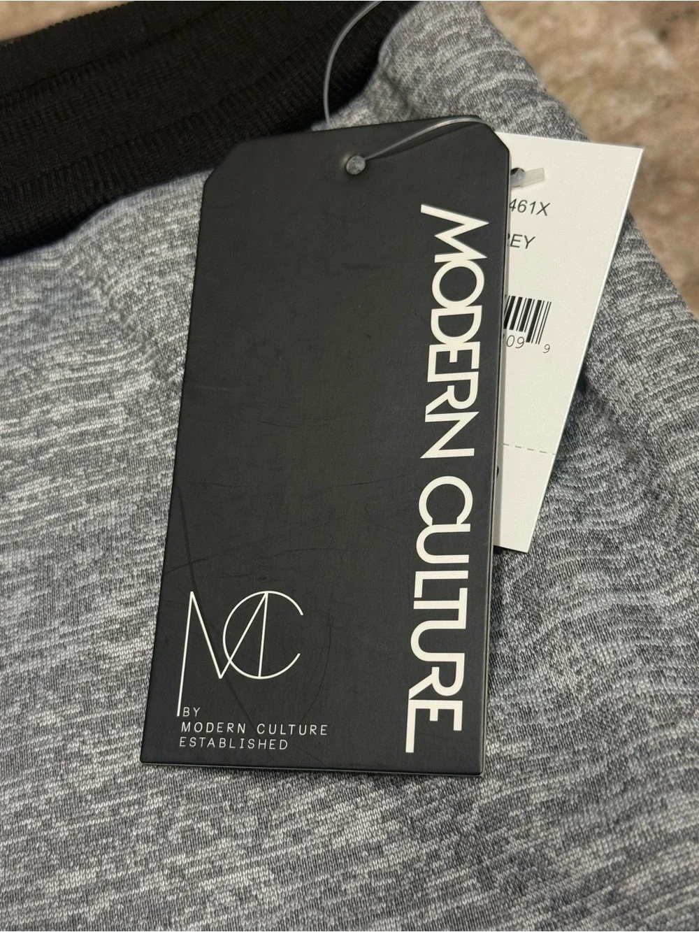 Modern Culture Men’s Light Grey Sweatpants 3XB NWT Black Side Stripe Jog